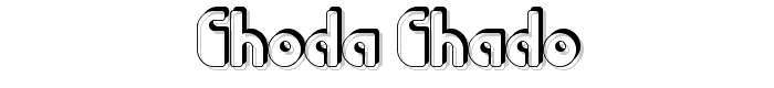 Choda Chado font